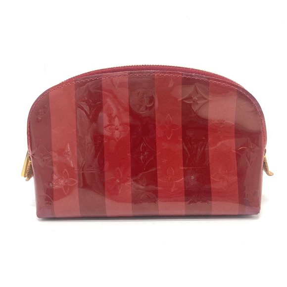 Louis Vuitton cosmetic Vernis Rayeur Pochette makeup dAmour Pomme pouch - Picture 1 of 9